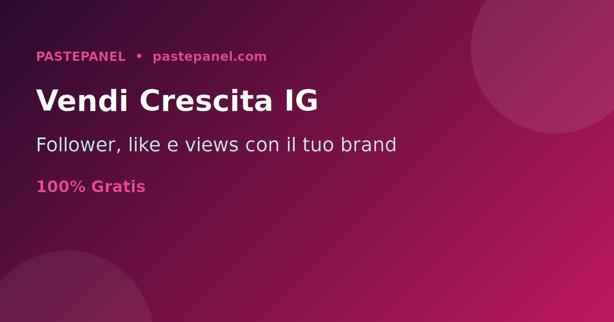 Business di rivendita servizi di crescita Instagram a San Marino