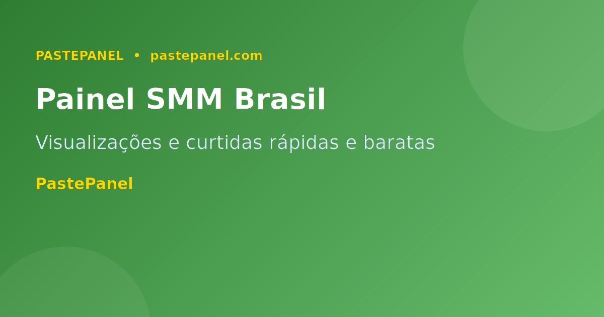 Como usar painel SMM para crescer no Instagram Brasil