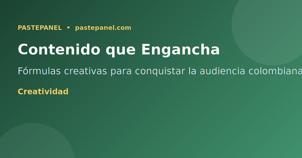 Contenido creativo para Reels virales en Colombia formatos y tendencias 2026