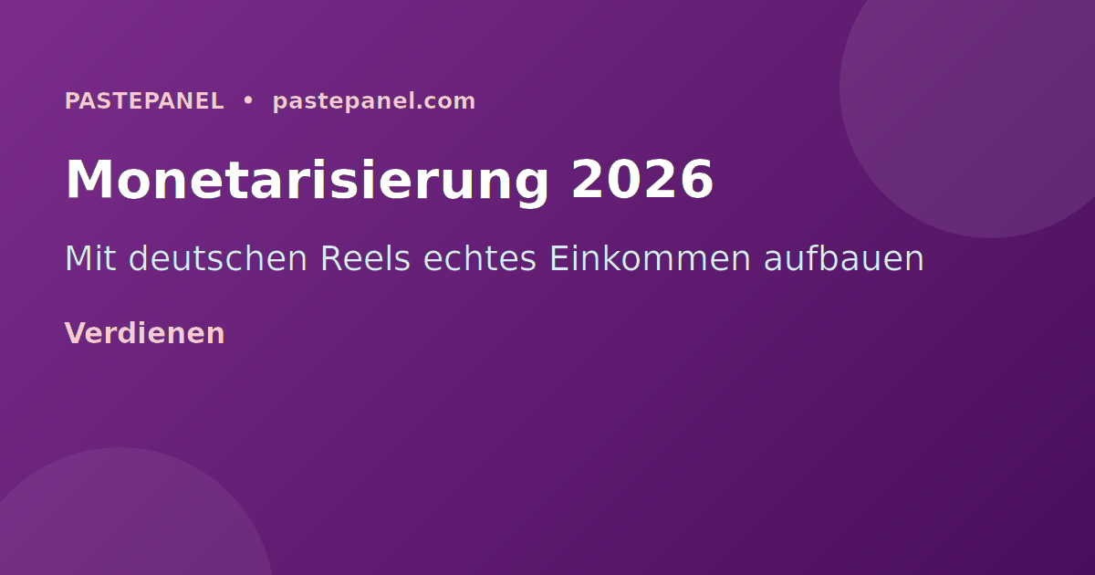 Instagram Monetarisierung und Wachstum für deutsche Creator