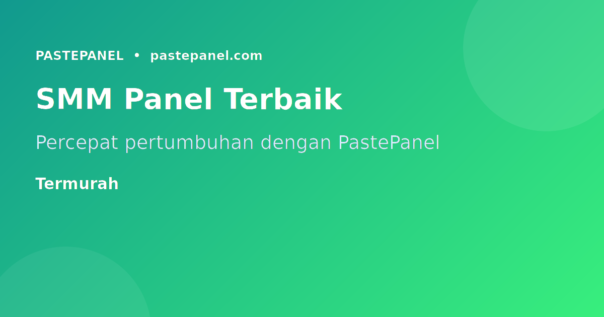 SMM panel terpercaya PastePanel untuk Instagram Reels Indonesia