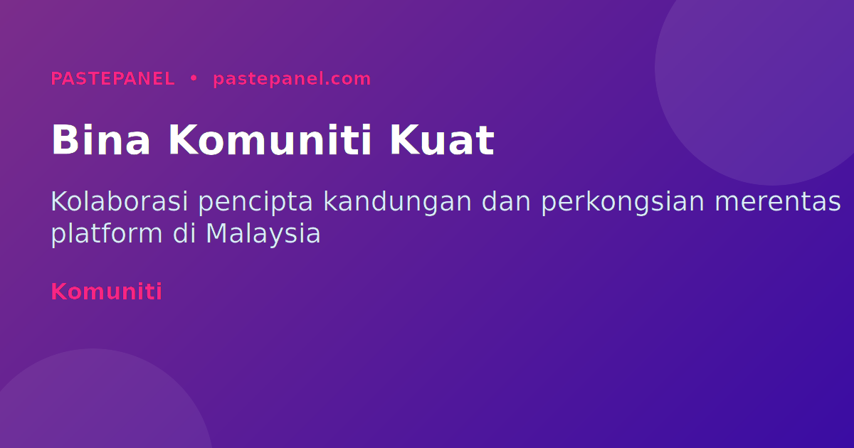 Kolaborasi pencipta kandungan dan pertumbuhan pengikut Instagram di Malaysia