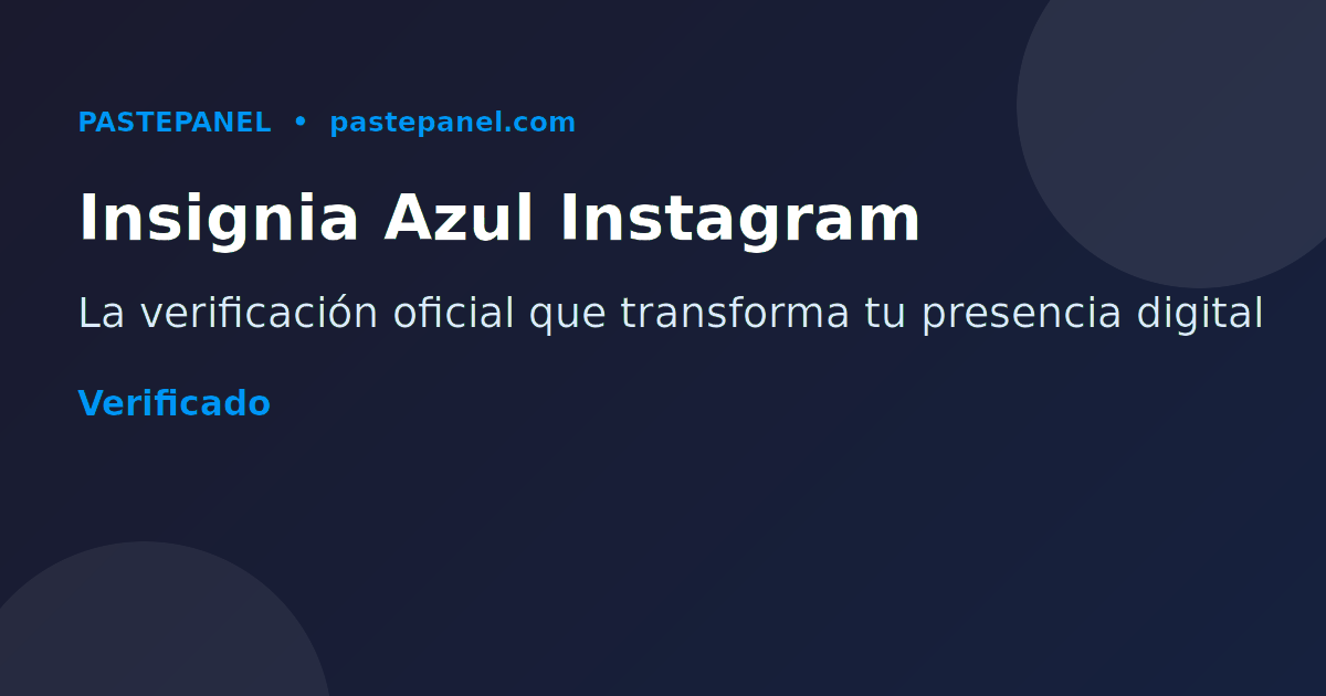 Insignia azul de verificación de Instagram en Colombia 2026