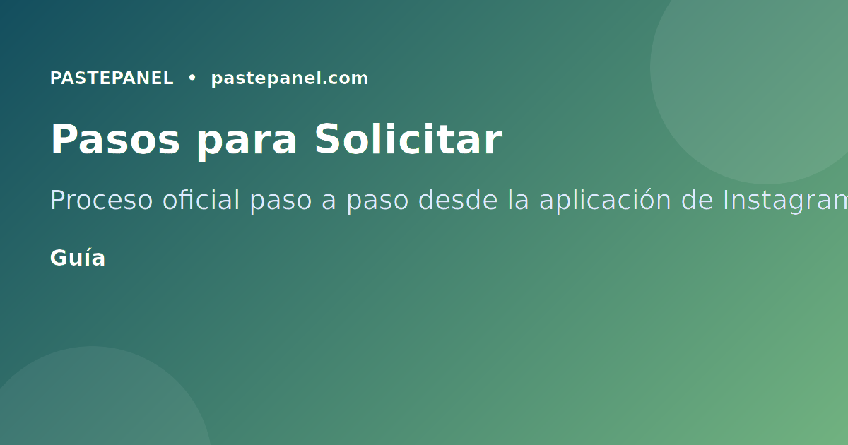 Pasos para solicitar verificación azul Instagram desde Colombia