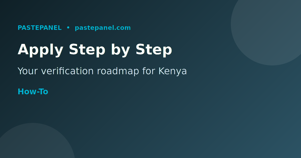 Step-by-step guide to applying for Instagram verification in Kenya
