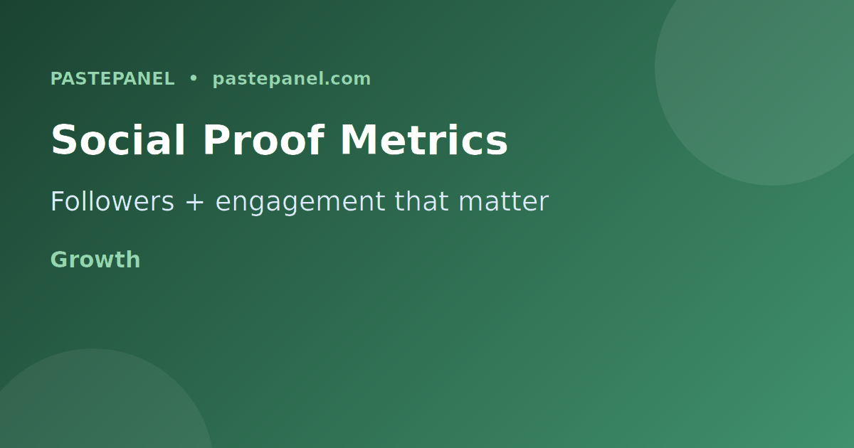Social proof metrics Kenyan Instagram creators need for verification