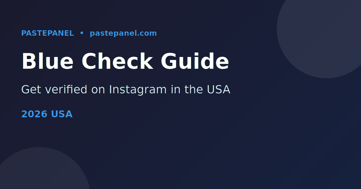 Instagram blue verification badge on a US creator profile in 2026