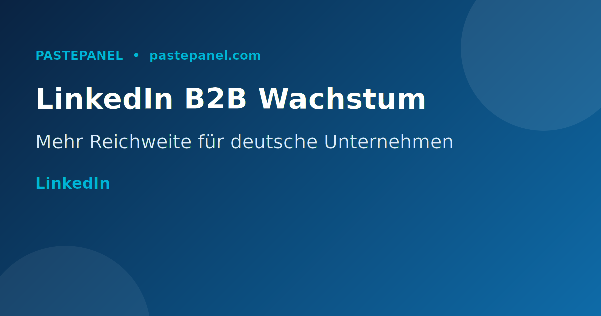 LinkedIn B2B Marketing Strategie für Deutschland 2026