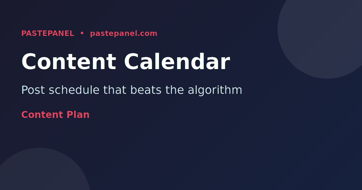 UK B2B LinkedIn content strategy calendar and posting frequency guide