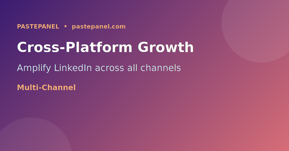 Cross-platform B2B social media amplification loop including LinkedIn