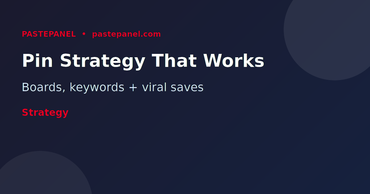 Pinterest board strategy and keyword optimisation for Kenyan brands