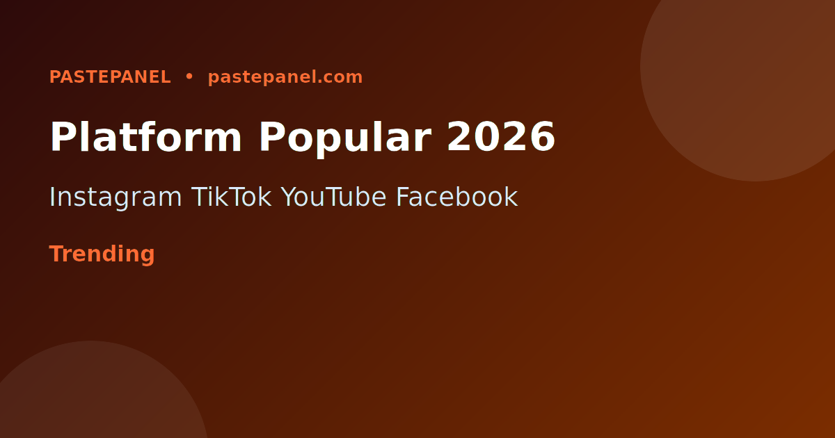 Platform Media Sosial Popular Malaysia 2026 - Instagram TikTok YouTube Facebook