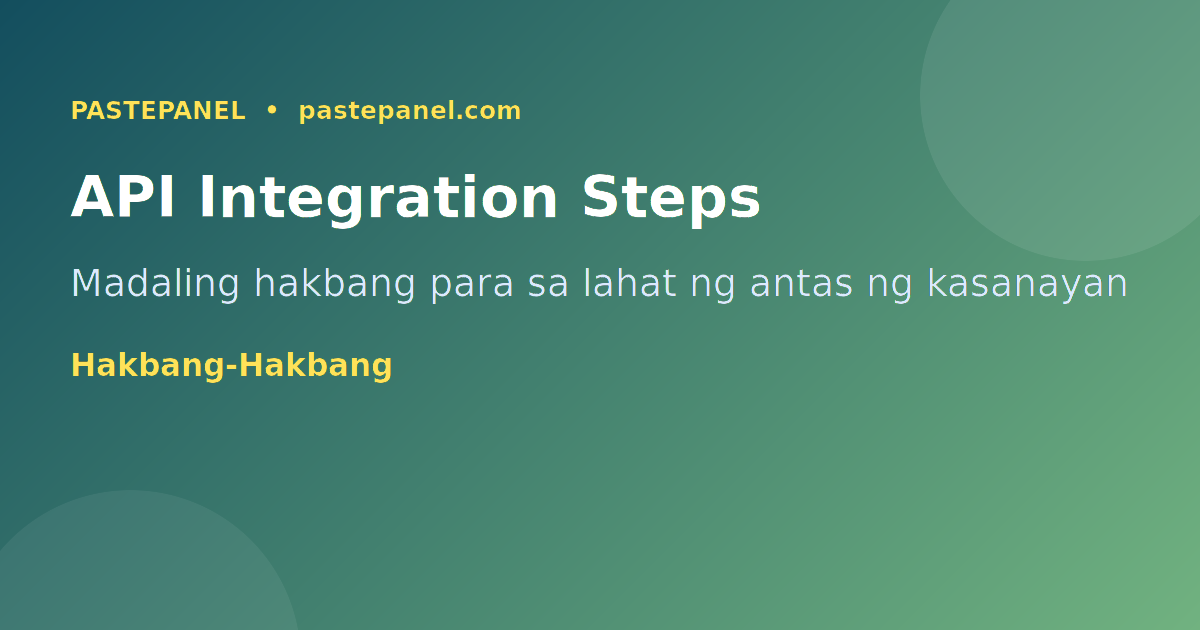 Hakbang-hakbang na API integration para sa SMM panel reseller