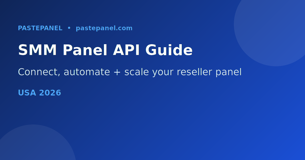 SMM panel API integration dashboard showing reseller endpoints and order management