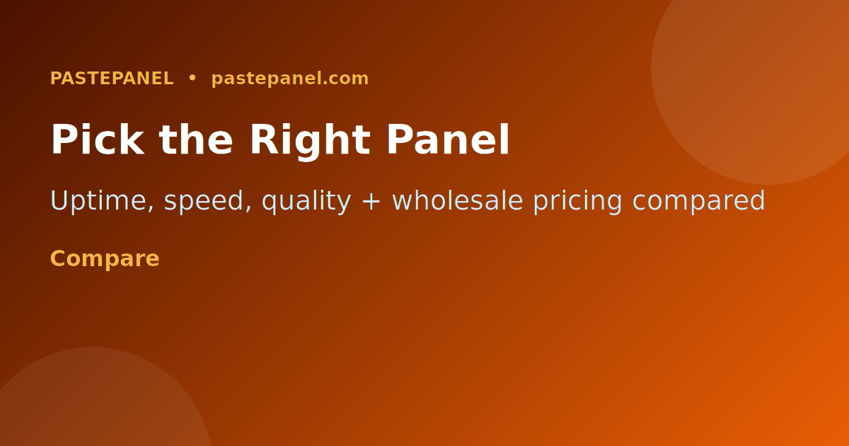 Comparison of SMM panel API features for US resellers in 2026