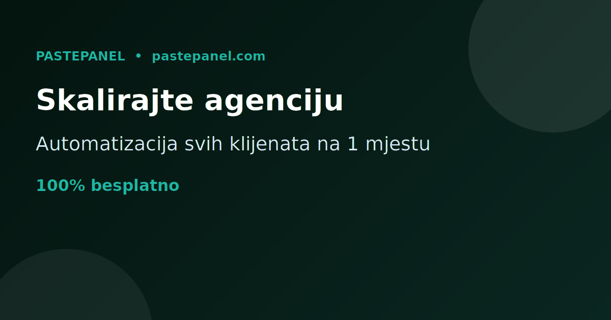 Kako marketinške agencije u Hrvatskoj koriste SMM panel za skaliranje