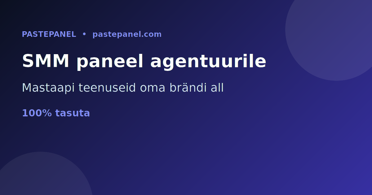 Eesti turundusagentuur kasutab SMM paneeli klienditeenuste mastaapimiseks