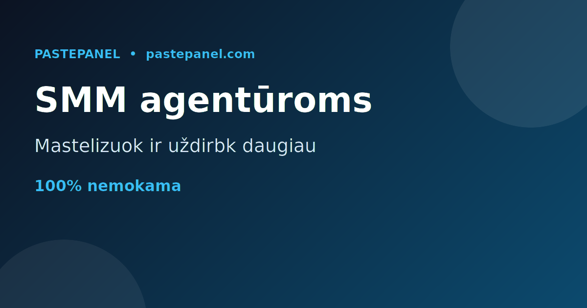 Rinkodaros agentūros naudoja SMM skydelį augimui Lietuvoje