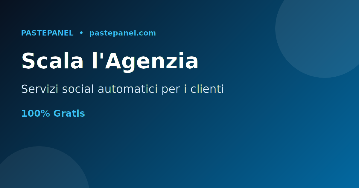 Agenzie di marketing che usano un pannello SMM a San Marino