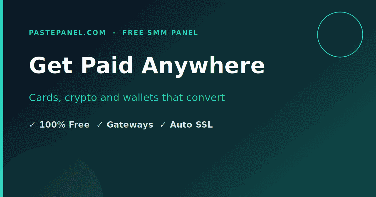 Checkout screen showing multiple SMM panel payment methods including cards, crypto wallets and online gateways
