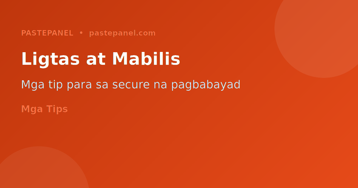 Mga tip para sa ligtas at mabilis na pagbabayad sa SMM panel sa Pilipinas