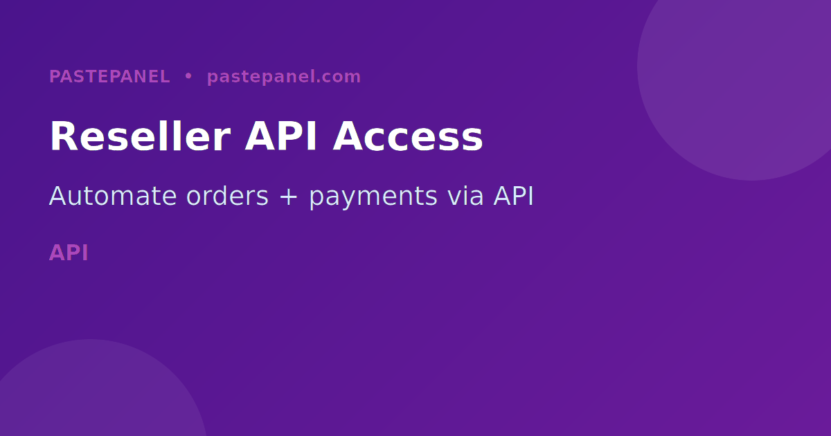SMM panel reseller API and payment integration for US businesses