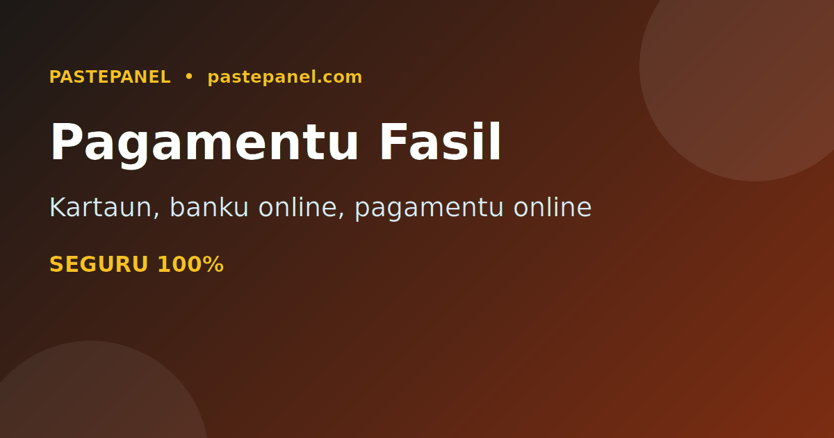 Painel SMM ho pagamentu kartaun no banku online iha Timor-Leste