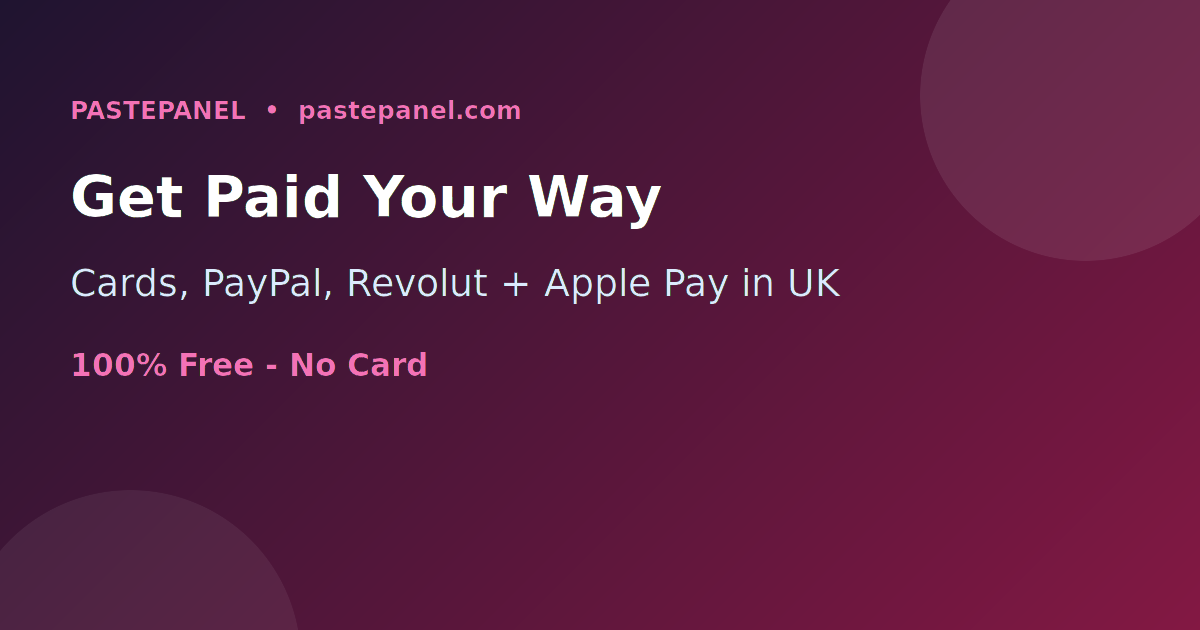 An SMM panel checkout accepting cards, PayPal, Revolut and Apple Pay in the United Kingdom