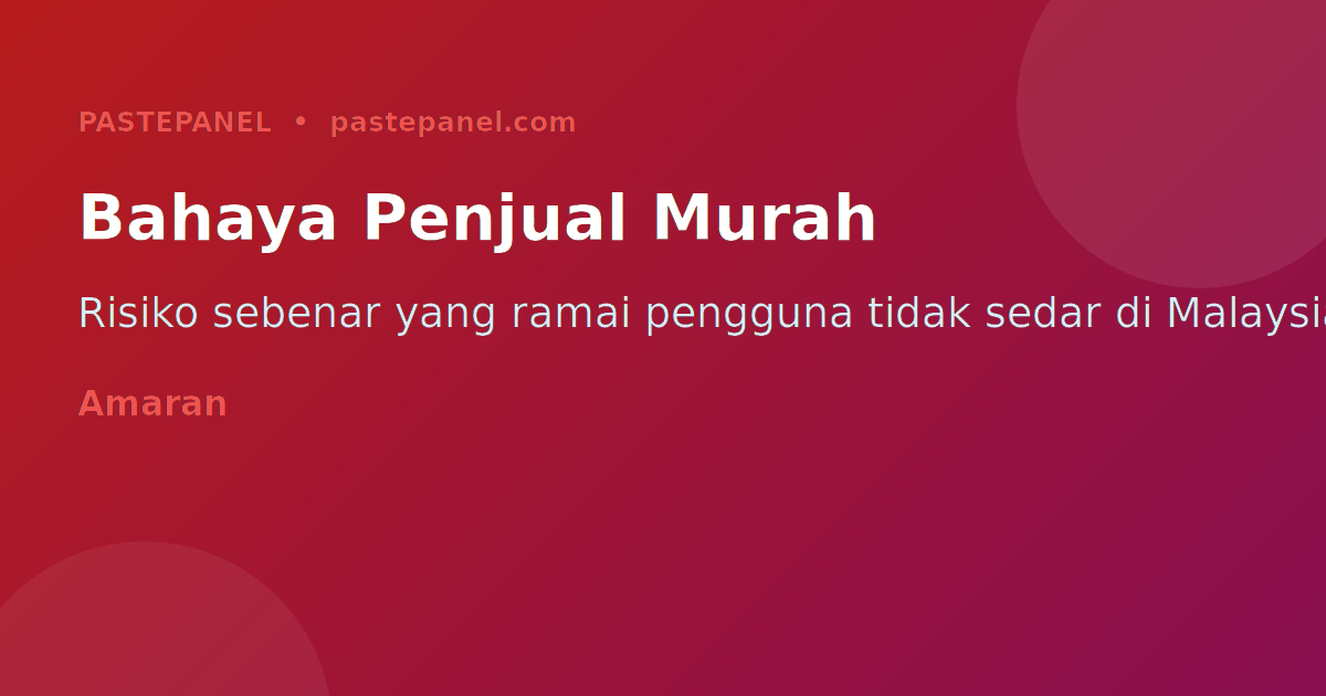 Bahaya membeli pengikut daripada penjual tidak dikenali di Malaysia