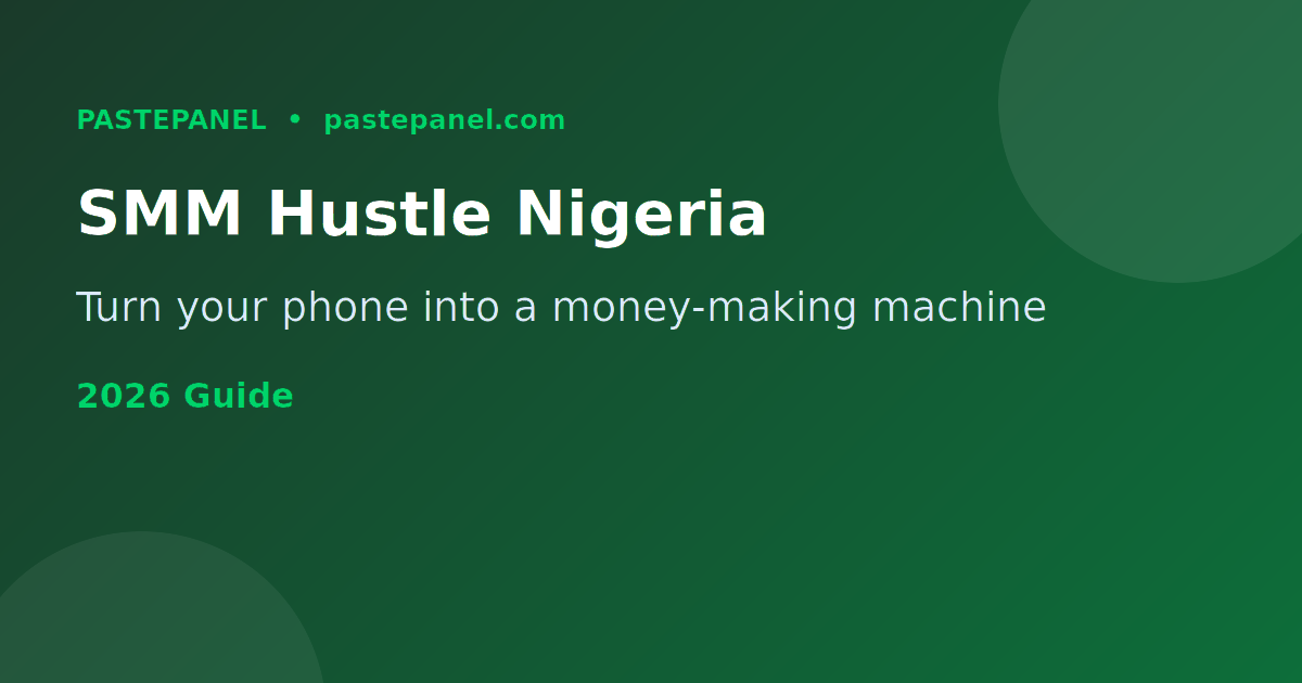Nigerian entrepreneur using a laptop to run an SMM reseller business from home in 2026