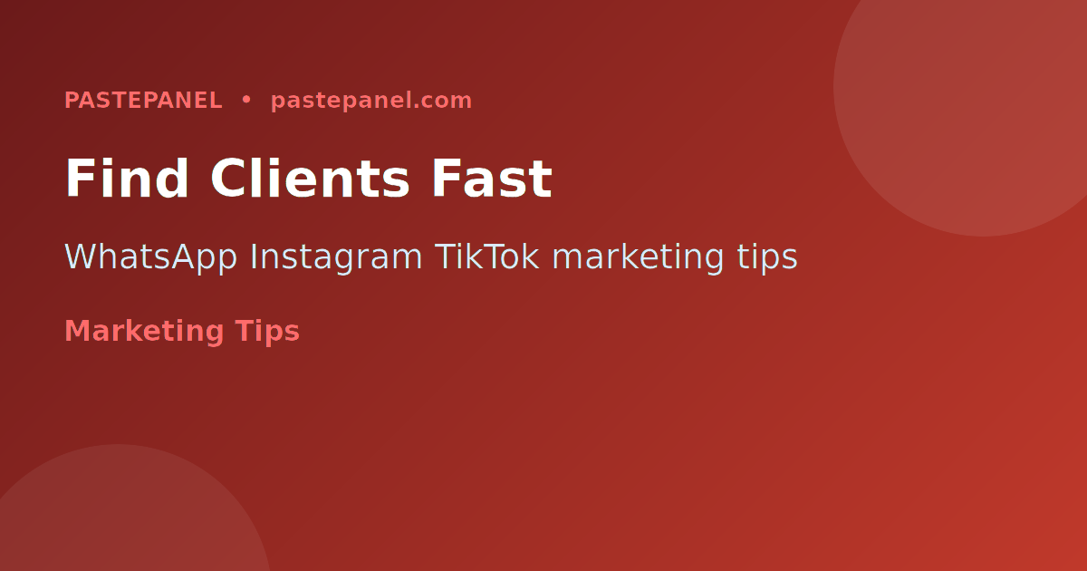 Nigerian social media marketer promoting SMM services to clients on Instagram TikTok and WhatsApp