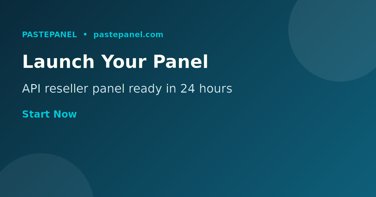PastePanel SMM reseller dashboard showing services and earnings for Nigerian entrepreneurs in 2026