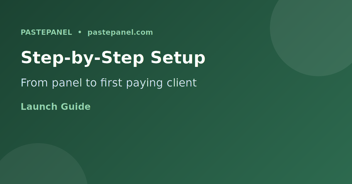 Step-by-step SMM reseller setup process for the UK market