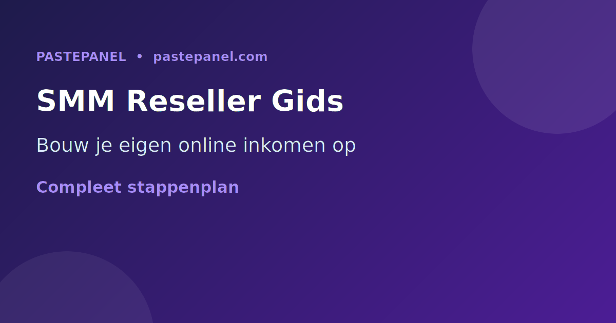 Stappenplan om succesvol SMM wederverkoper te worden in Nederland