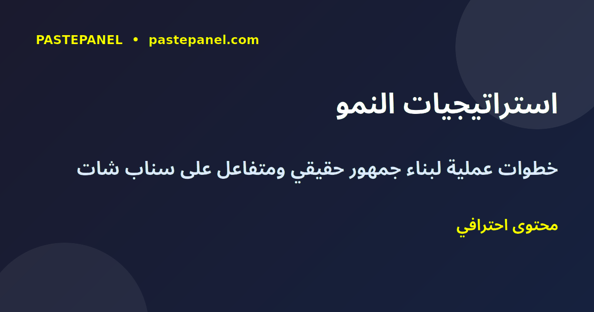 استراتيجيات نمو سناب شات للعلامات التجارية الإماراتية