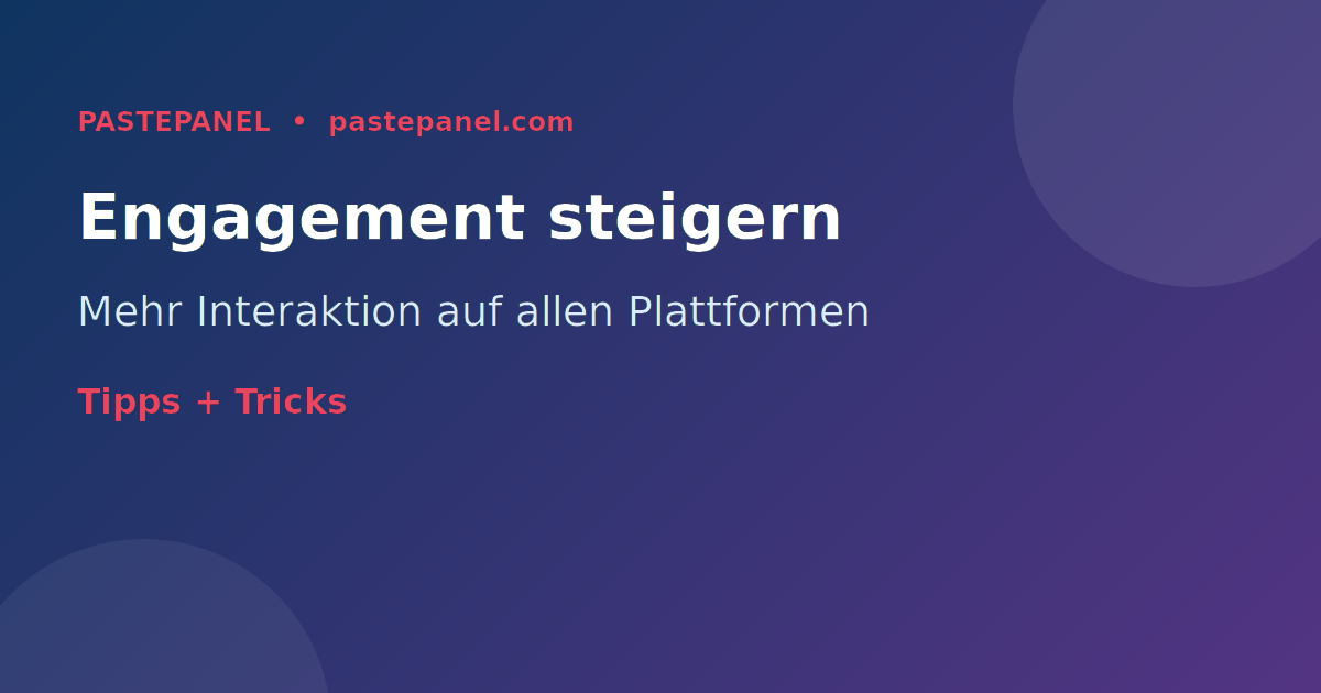 Interaktionsrate und Engagement auf Instagram und TikTok verbessern