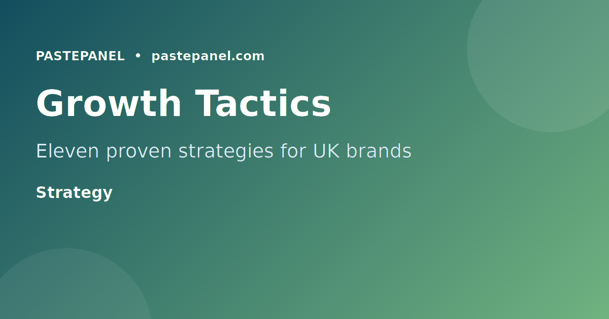 Social media growth tactics for UK brands 2026
