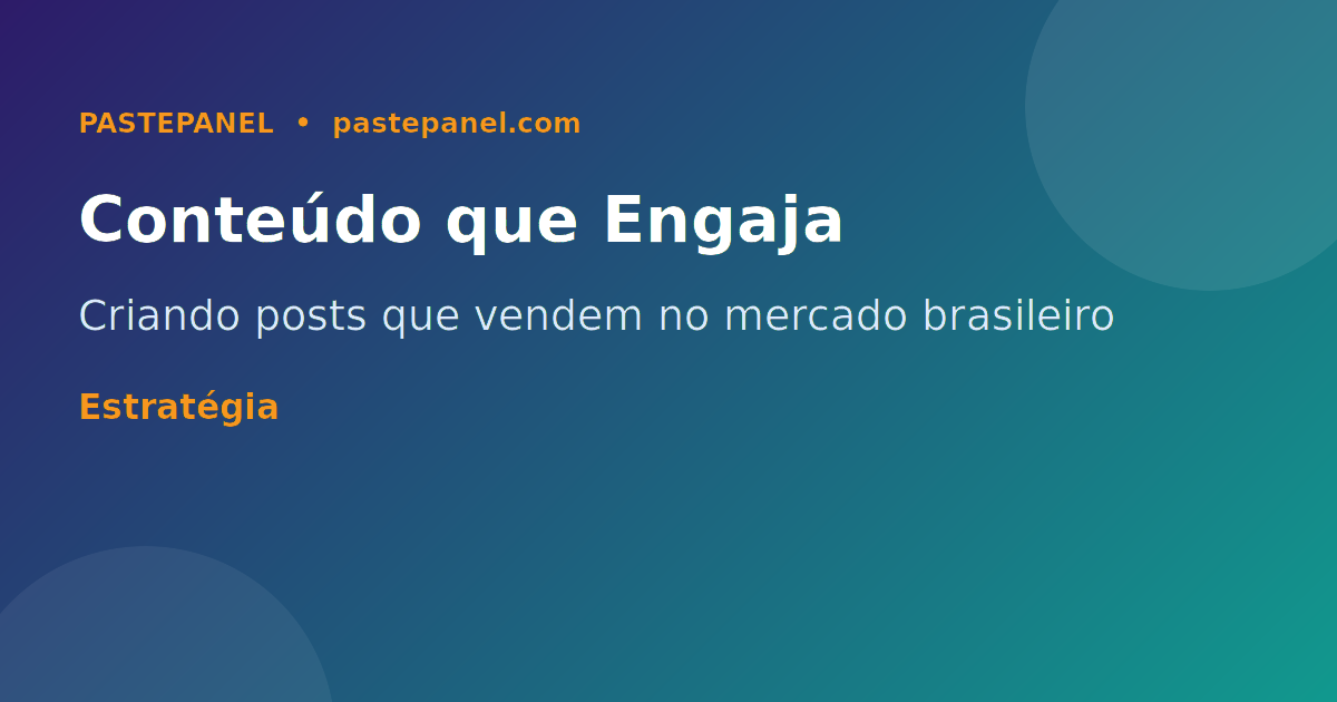 Estratégias de conteúdo para redes sociais no Brasil