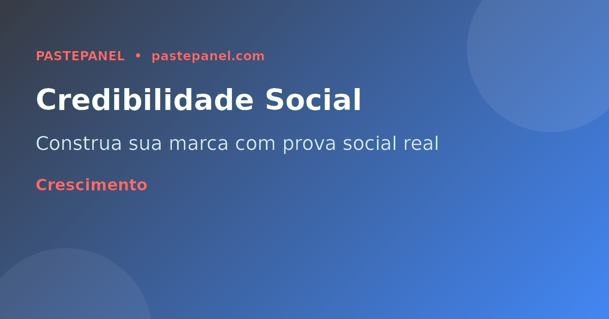 Construindo credibilidade social para pequenas empresas brasileiras