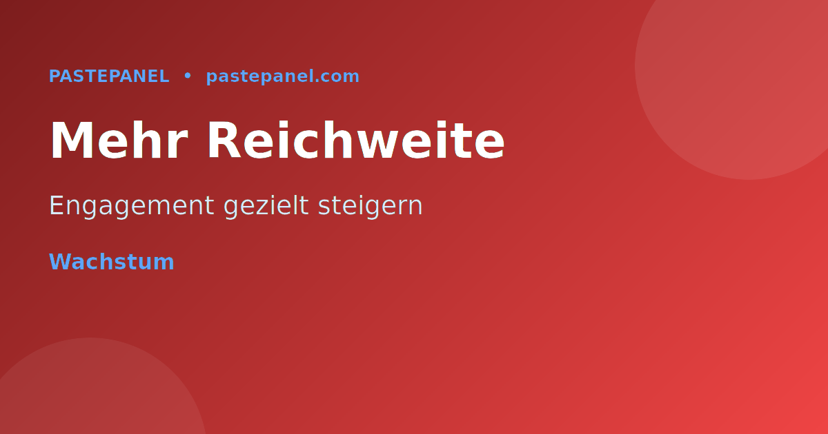 Engagement und Wachstumsstrategien für Social Media in Deutschland