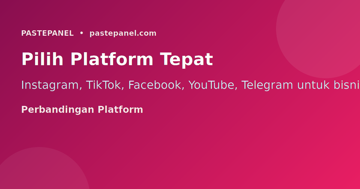 Platform media sosial populer untuk bisnis UMKM Indonesia