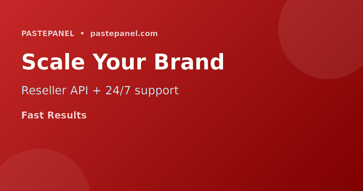 Scale your Kenyan business brand on social media with reseller API and 24/7 support