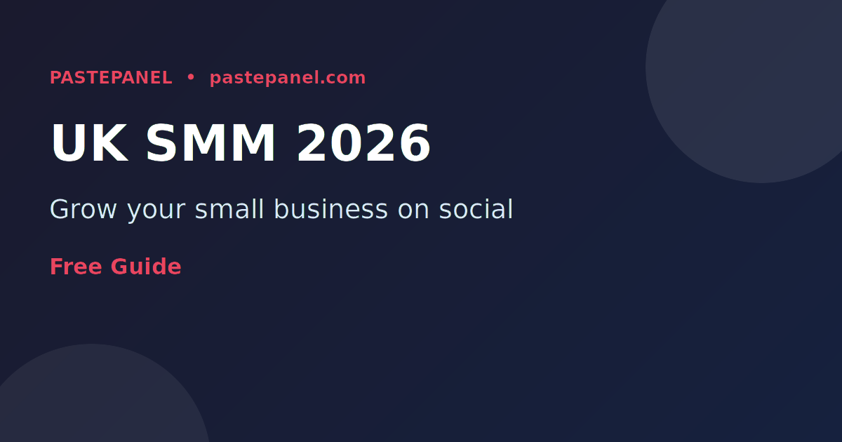 Social media marketing strategy for UK small businesses in 2026
