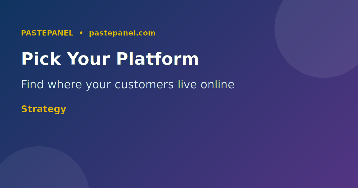 Choosing the right social media platform for your UK business type