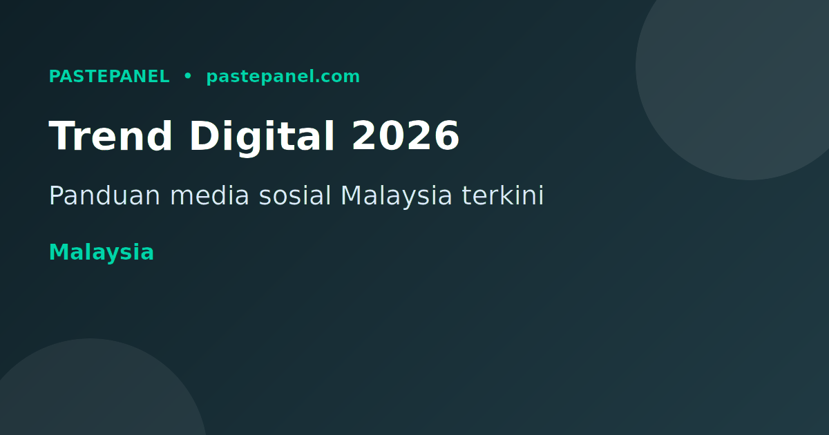 Trend media sosial Malaysia 2026 gambaran keseluruhan