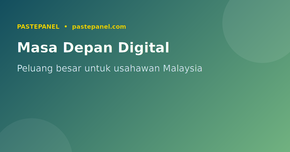 Masa depan media sosial Malaysia 2026 peluang pertumbuhan