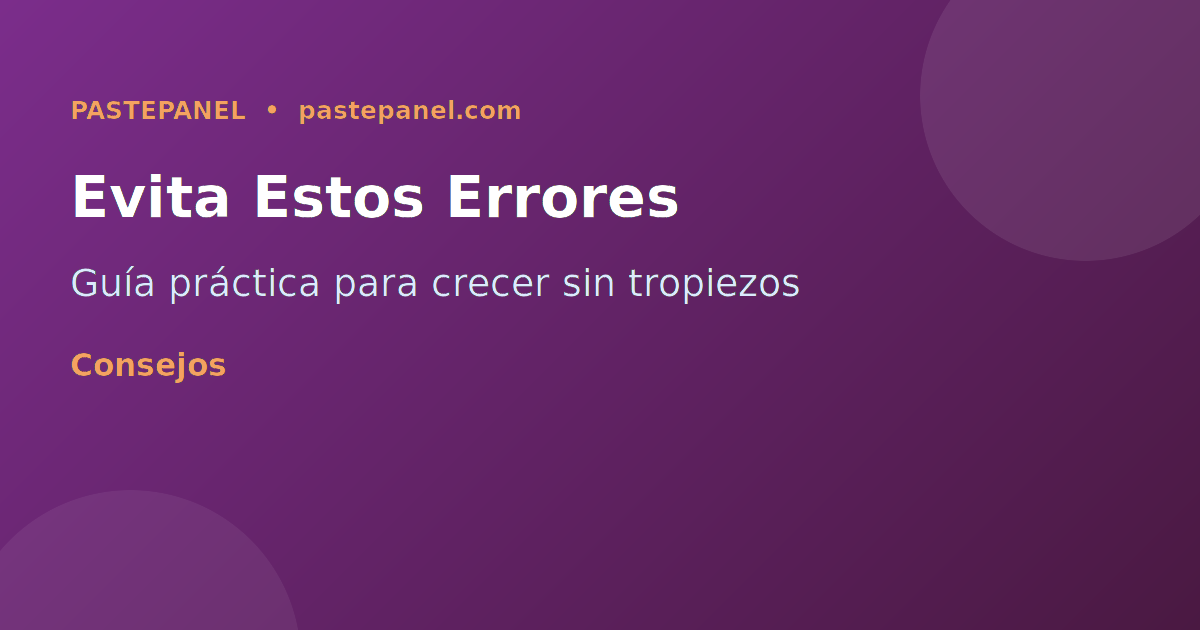 Lista de errores comunes en Threads Colombia con consejitos para cada uno en 2026