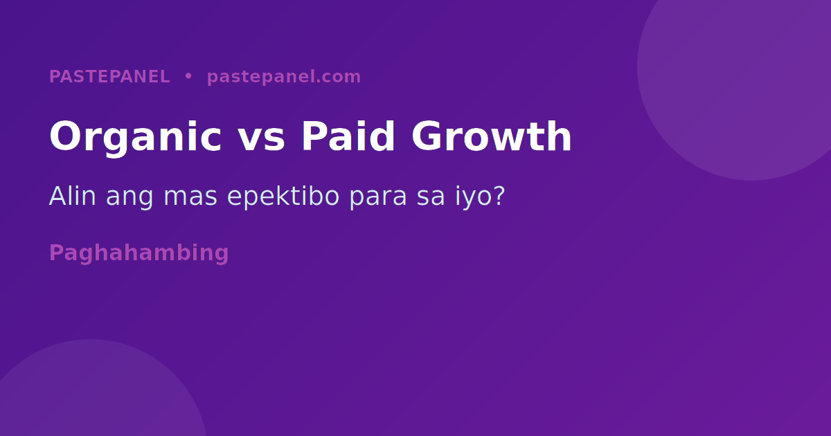Paghahambing ng organic at paid growth para sa Threads sa Pilipinas 2026
