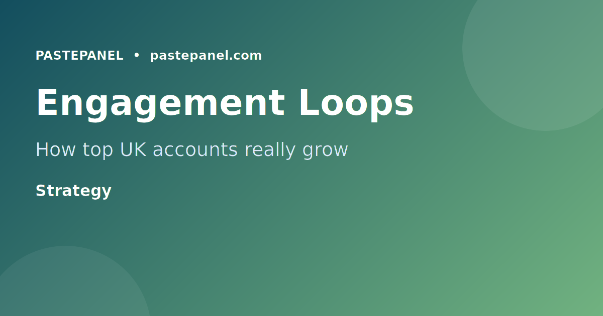 Engagement loop tactics used by UK Threads creators in 2026