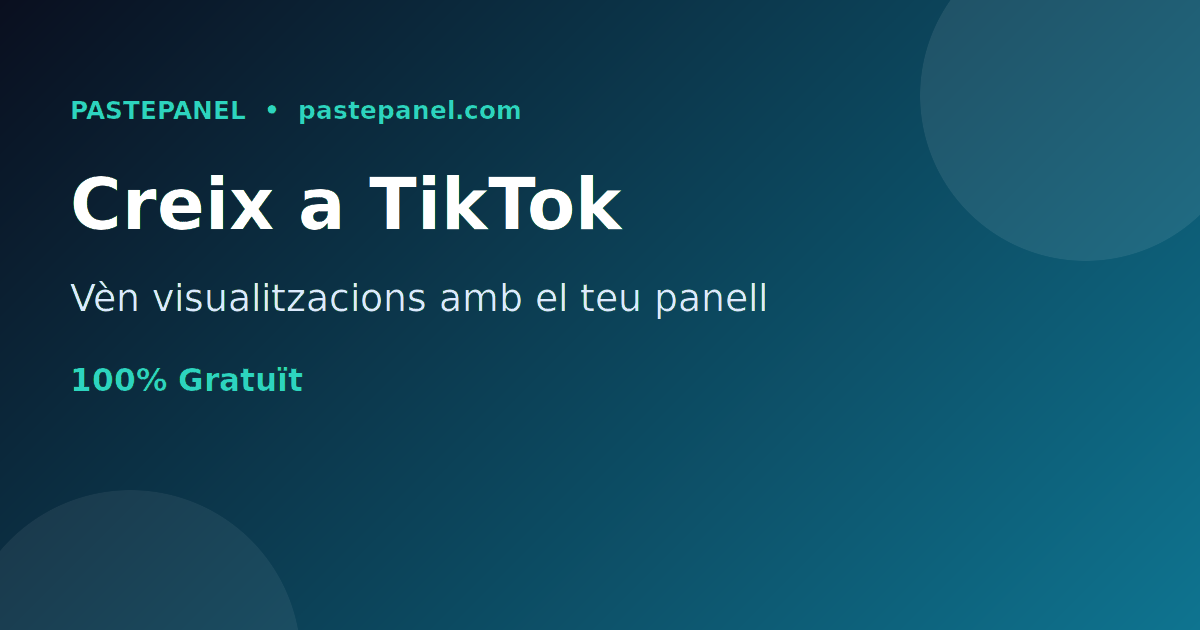 Vendre serveis de creixement de TikTok a Andorra amb un panell SMM